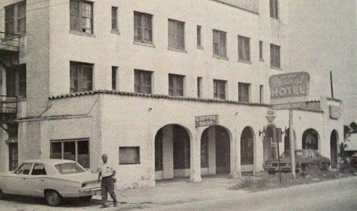 Imperial Hotel sign visible on the building