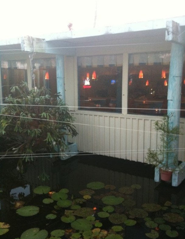 Jack Baker's Lobster Shanty waterfront view in Cocoa Beach