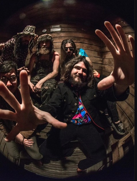 Humble Fish live performance — fisheye shot